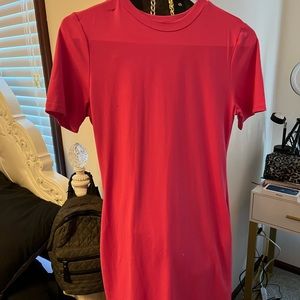 Pink T shirt Dress